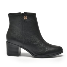 Bota Cano Curto Via Marte Feminina Preto