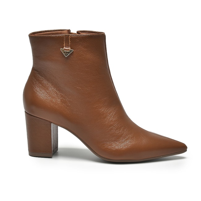 Bota Cano Curto Via Marte Feminino Caramelo