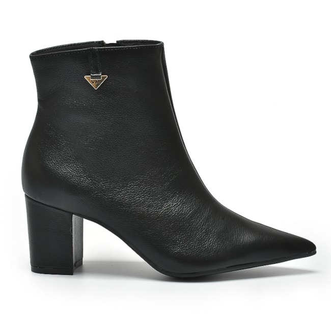 Bota Cano Curto Via Marte Feminino Preto - Lumman