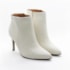 Bota Cano Curto Vizzano Feminina Branco Off