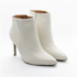 Bota Cano Curto Vizzano Feminina Branco Off