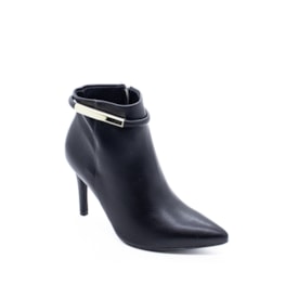 Bota Cano Curto Vizzano Feminina Preto