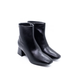 Bota Cano Curto Vizzano Feminina Preto