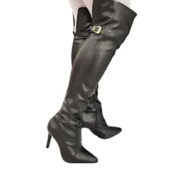 Bota Cano Longo Vizzano Feminina Preto