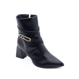 Bota Cano Médio Lu Resende Feminina Preto
