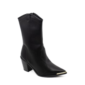 Bota Cano Médio Moleca Feminino Preto
