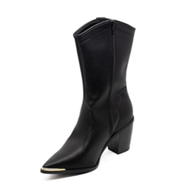 Bota Cano Médio Moleca Feminino Preto