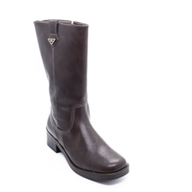 Bota Cano Médio Via Marte Feminina Cafe