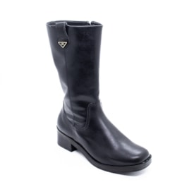 Bota Cano Médio Via Marte Feminina Preto