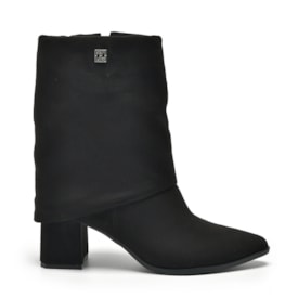 Bota Cano Médio Via Marte Feminina Preto