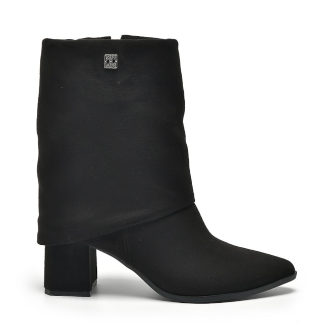 Bota Cano Médio Via Marte Feminina Preto