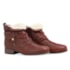 Bota Coturno Bottero De Couro Burnish Feminino Wood