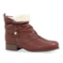 Bota Coturno Bottero De Couro Burnish Feminino Wood