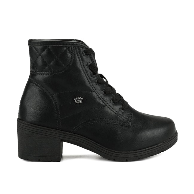Bota Coturno Pinks Cats Infantil Preto
