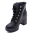 Bota Coturno Salto Alto Via Marte Feminino Preto