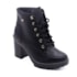 Bota Coturno Salto Alto Via Marte Feminino Preto