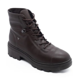 Bota Coturno Salto Medio Mississipi Feminina Marrom