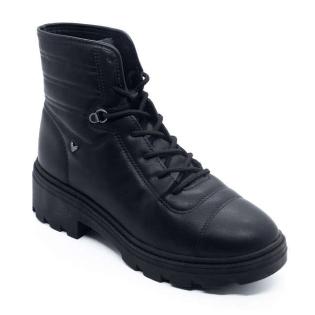 Bota Coturno Salto Medio Mississipi Feminina Preto