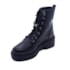 Bota  Coturno Salto Medio Via Marte Feminino Preto