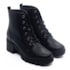 Bota Cuturno Salto Medio Via Marte Feminino Preto