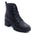 Bota Cuturno Salto Medio Via Marte Feminino Preto