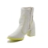 Bota Moleca Cano Medio Feminina Branco Off