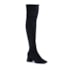 Bota Over Knee Bebecê Salto Bloco Strech Feminina Preto