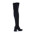 Bota Over Knee Bebecê Salto Bloco Strech Feminina Preto