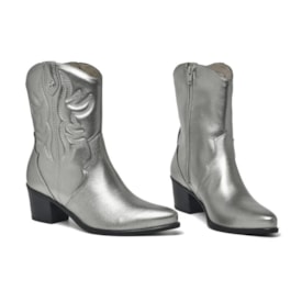 Bota Western Via Marte Feminino Pewter