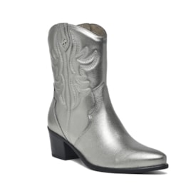 Bota Western Via Marte Feminino Pewter