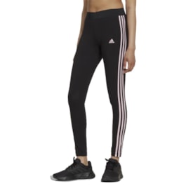 Calça Legging Adidas  Essentials 3-Stripes Feminina Preto