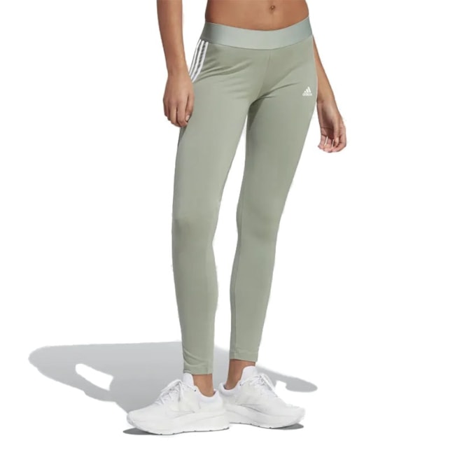 Calça Legging Longa Adidas Feminina Verde