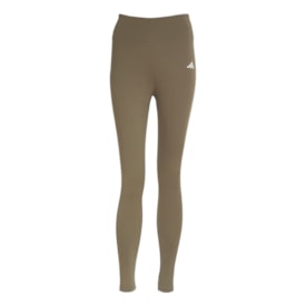 Calça Legging Treino De Poliamida Adidas Feminino Verde Oliva