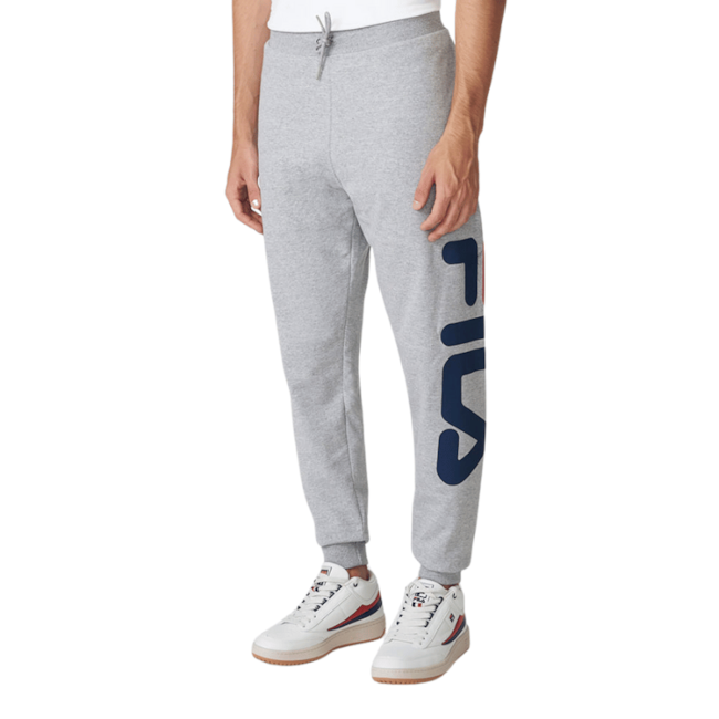 Calça Poliester Fila Masculino Cinza Mescla