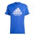 Camisa Adidas Aeroready Graphics In-Line Running Azul Royal