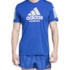 Camisa Adidas Aeroready Graphics In-Line Running Azul Royal