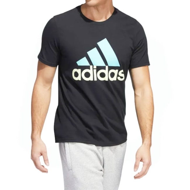 Camisa Adidas Basic Badge Of Sport Masculina Preto