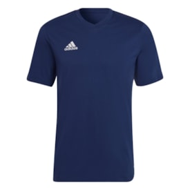 Camisa Algodão Adidas Masculino Azul Marinho