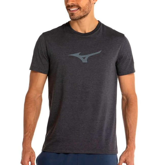 Camisa Drifyt Mizuno Masculina Cinza Mescla