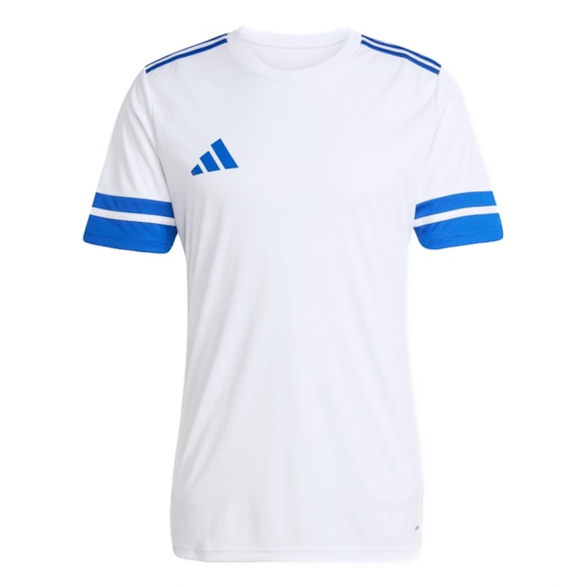 Camisa Dry-Fit Adidas Masculino Squadra 25 Masculina Branco