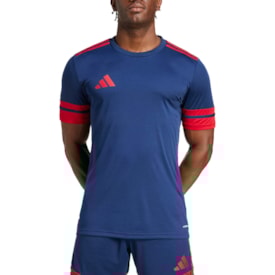 Camisa Dry-Fit Adidas Squadra 25 Masculina Azul