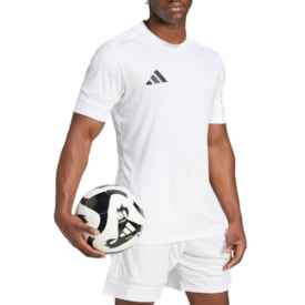 Camisa Dry-Fit Adidas Squadra 25 Masculina Branco