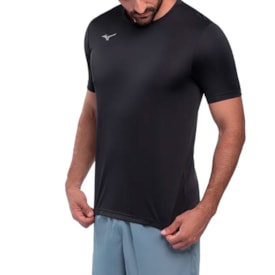 Camisa Dryfit Mizuno Masculina Preto