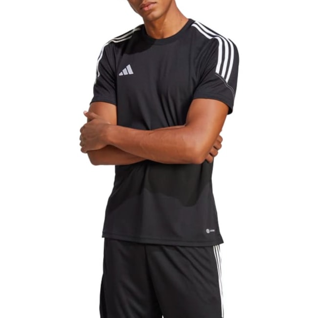 Camisa Dryfit Tiro 23 Club Adidas Masculina Preto