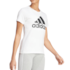 Camisa Esportiva Algodão Adidas Feminina Branco