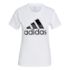 Camisa Esportiva Algodão Adidas Feminina Branco