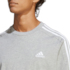 Camisa Esportiva Algodão Adidas Masculino Cinza