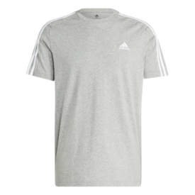 Camisa Esportiva Algodão Adidas Masculino Cinza