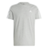 Camisa Esportiva Algodão Adidas Masculino Cinza