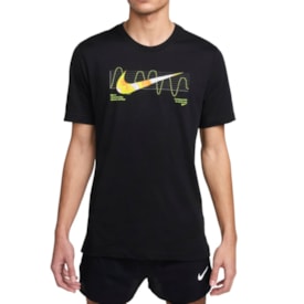 Camisa Esportiva Dryfit Nike Masculina Preto